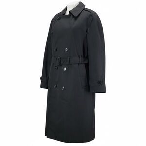 Garrison Collection All Weather Army Coat 38S DLA Military Trench Black